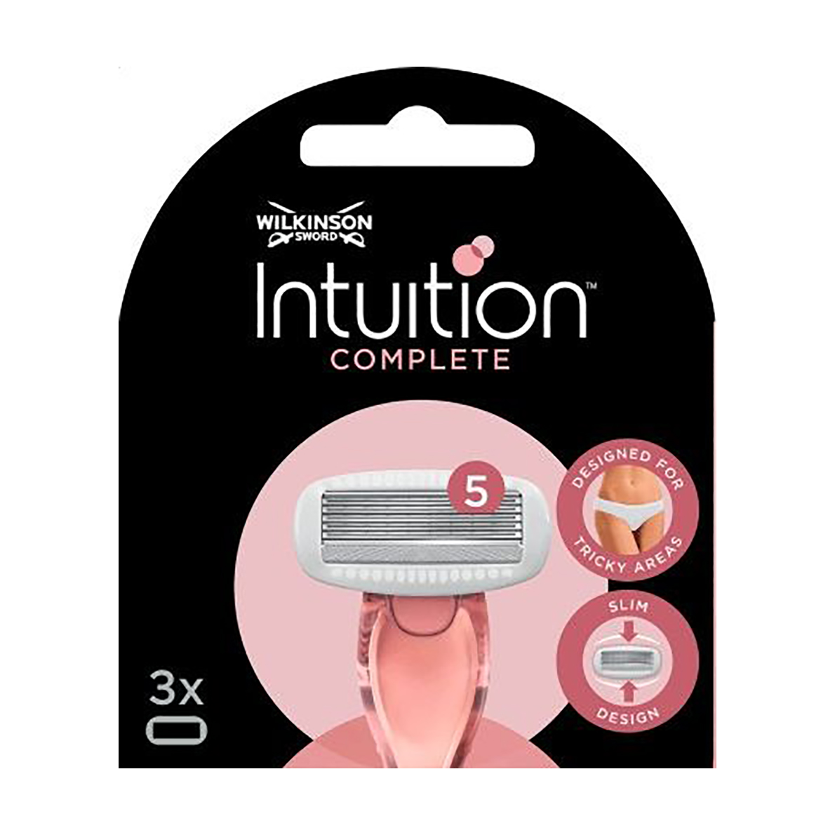 Змінний картридж для гоління Wilkinson Sword Intuition Complete жіночий, 5 лез, 3 шт
